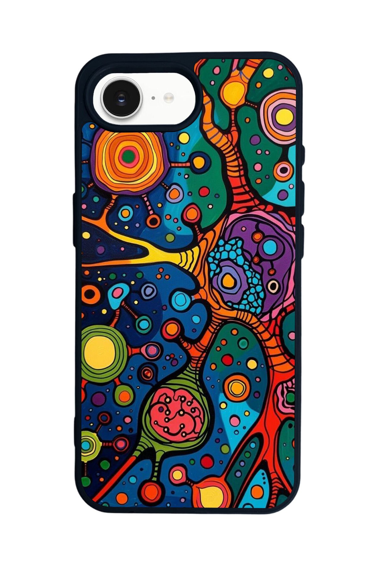 iPhone 16E Uyumlu Abstract Tasarımlı Glossy Premium Kılıf