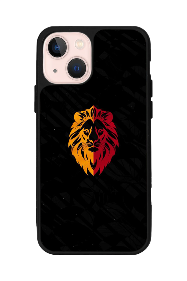 iPhone 14 Plus Uyumlu Aslan Tasarımlı Glossy Premium Kılıf