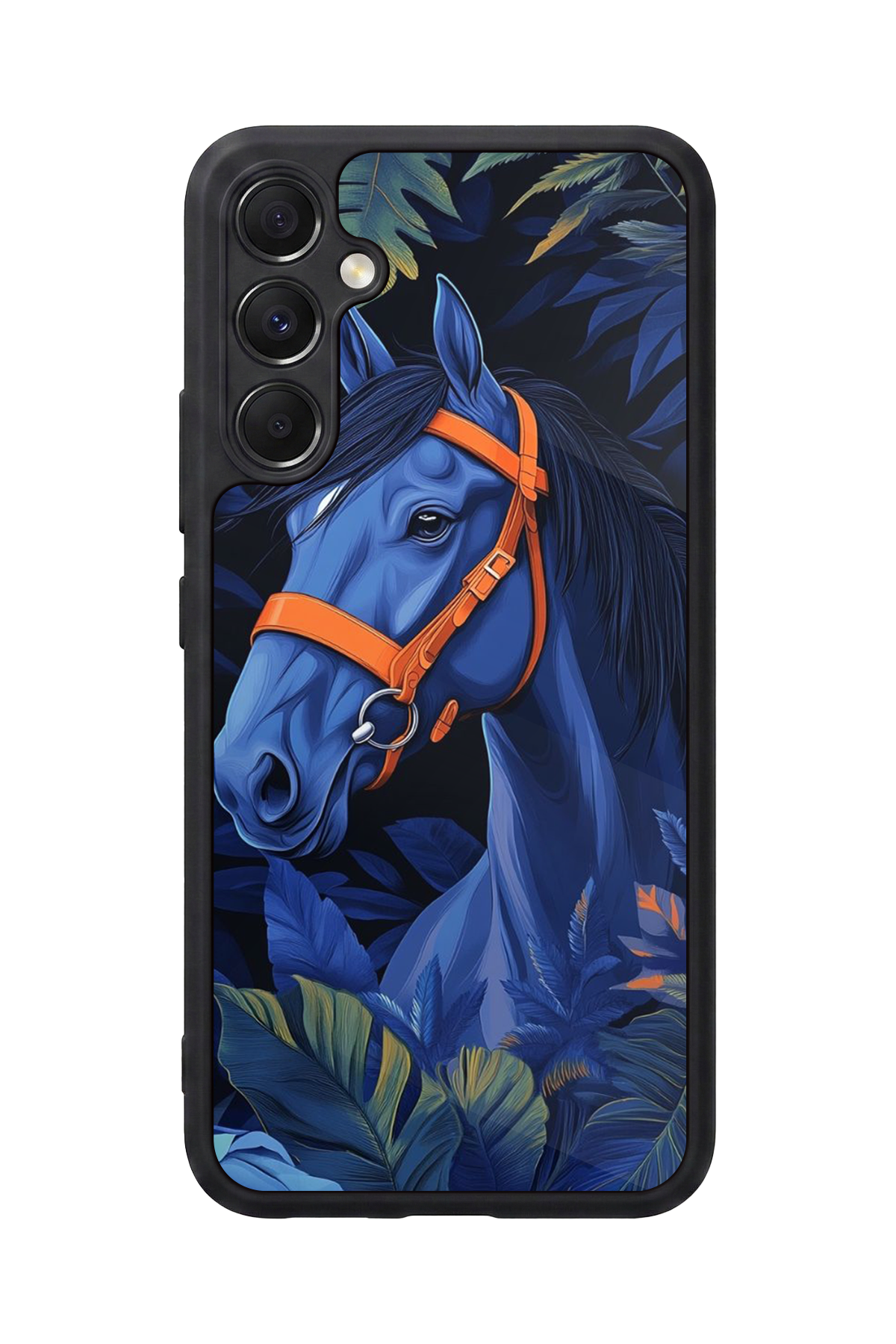 Samsung Galaxy M34 Uyumlu At Horse Tasarımlı Glossy Premium Kılıf