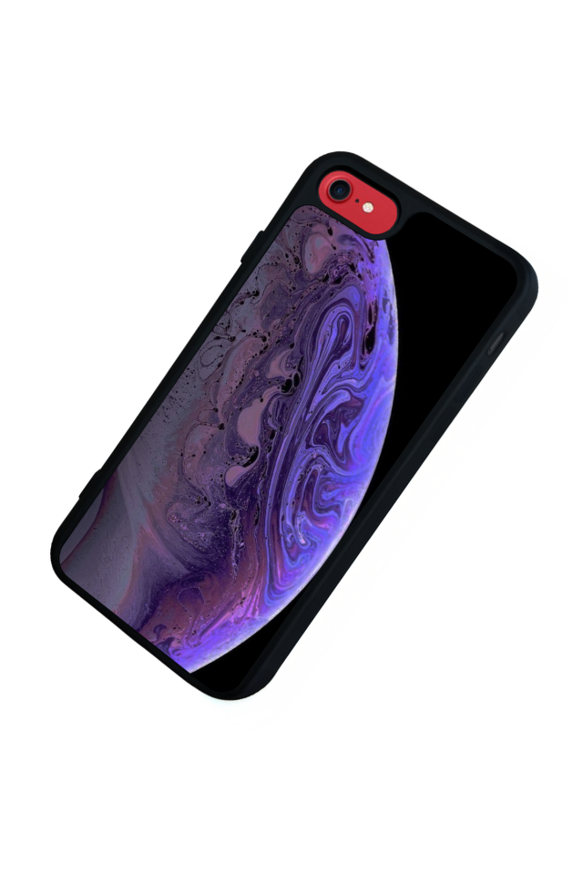 iPhone SE Uyumlu Ay Tasarımlı Glossy Premium Kılıf