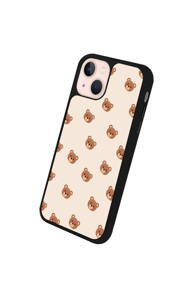 iPhone 15 Uyumlu Ayı Tasarımlı Glossy Premium Kılıf