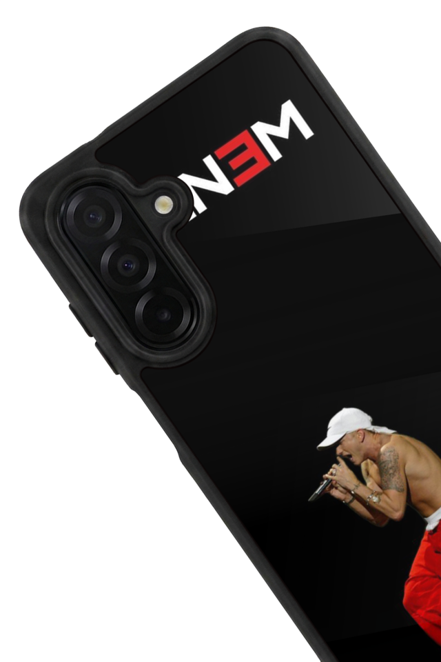 Samsung Galaxy A56 Uyumlu Eminem Tasarımlı Glossy Premium Kılıf