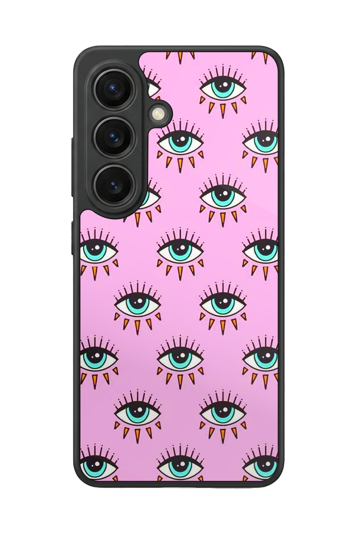 Samsung Galaxy S26 Uyumlu Göz Tasarımlı Glossy Premium Kılıf