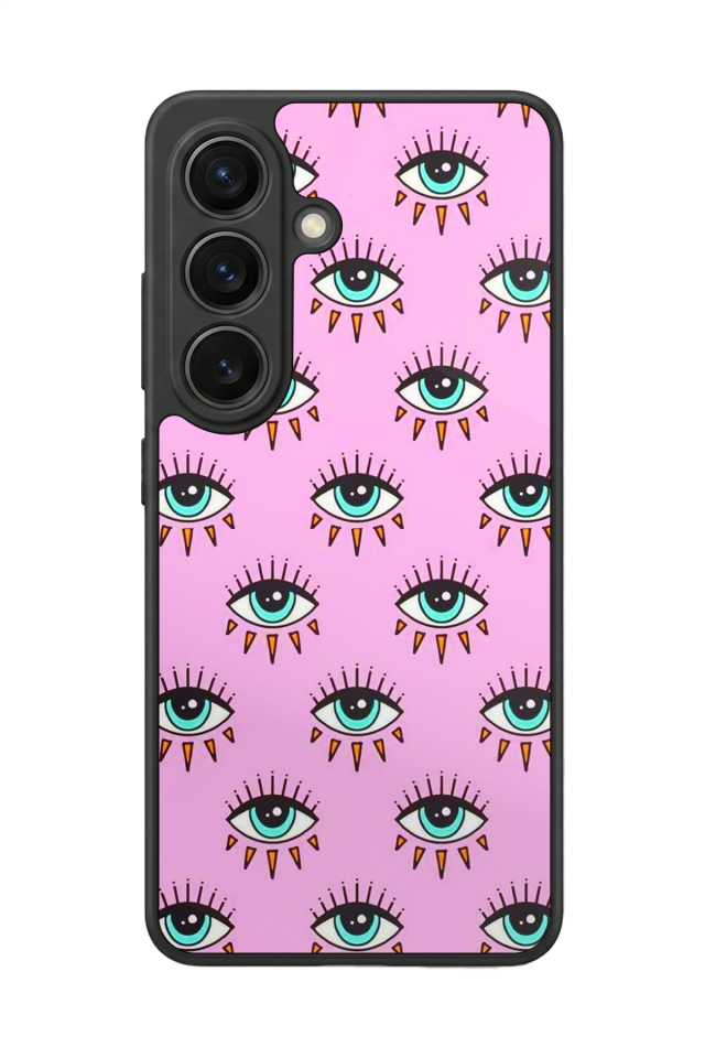 Samsung Galaxy S26 Uyumlu Göz Tasarımlı Glossy Premium Kılıf