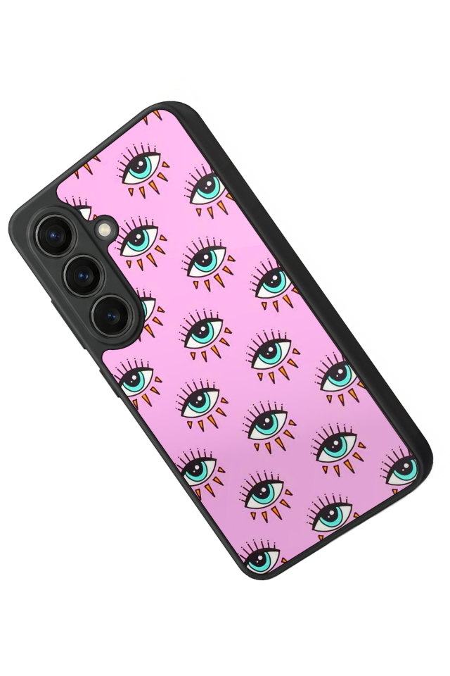 Samsung Galaxy S26 Uyumlu Göz Tasarımlı Glossy Premium Kılıf