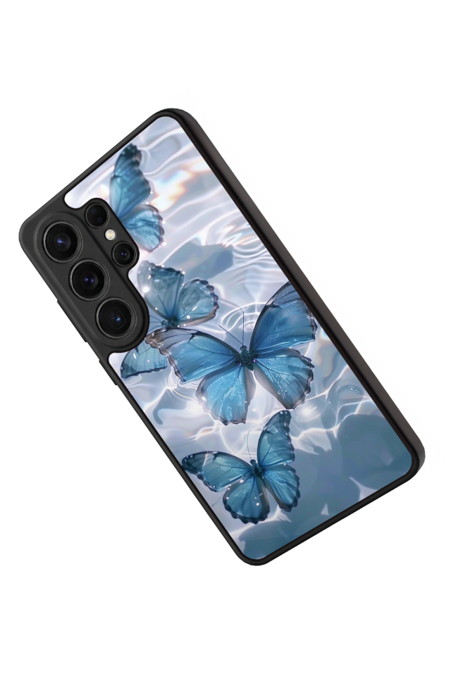 Samsung Galaxy S26 Ultra Uyumlu Kelebek Tasarımlı Glossy Premium Kılıf