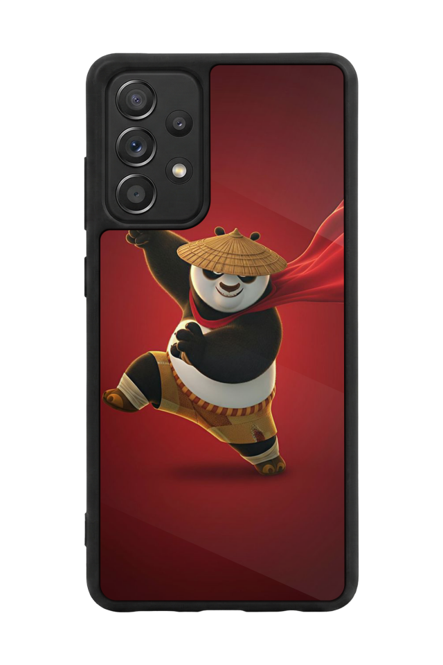Samsung Galaxy A72 Uyumlu Kung Fu Panda Tasarımlı Glossy Premium Kılıf