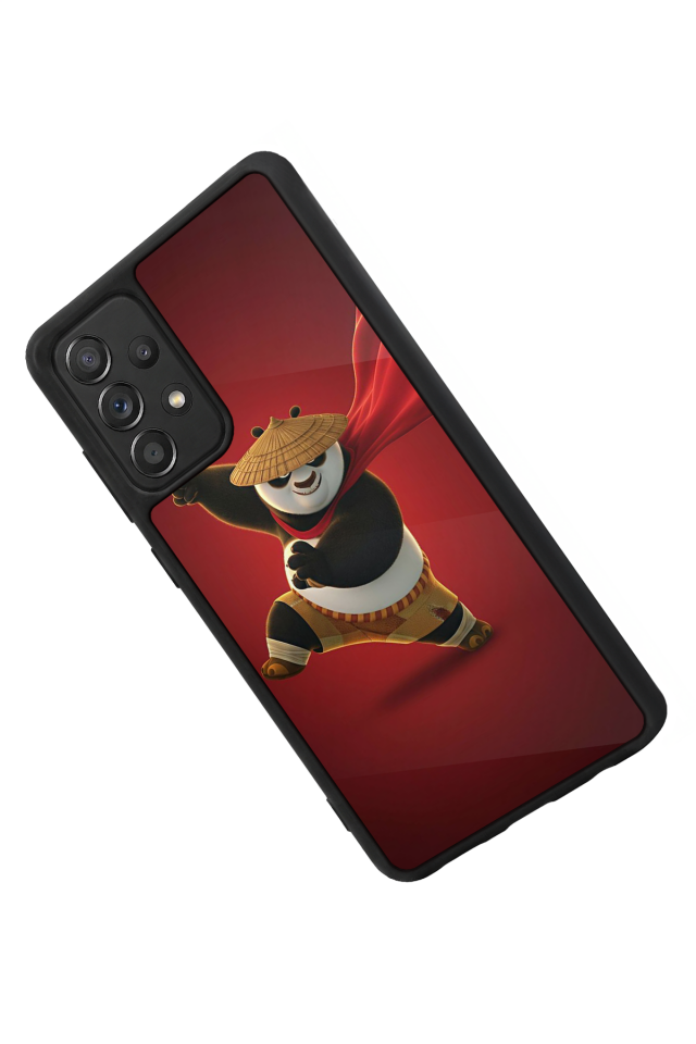 Samsung Galaxy A72 Uyumlu Kung Fu Panda Tasarımlı Glossy Premium Kılıf