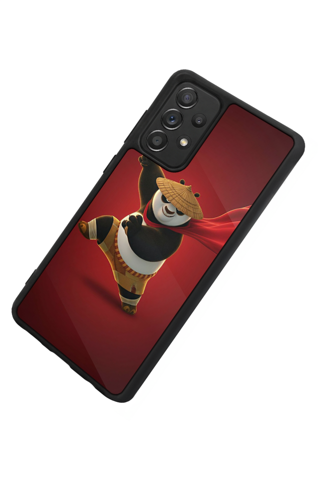 Samsung Galaxy A72 Uyumlu Kung Fu Panda Tasarımlı Glossy Premium Kılıf