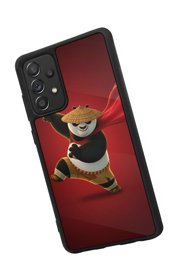 Samsung Galaxy A72 Uyumlu Kung Fu Panda Tasarımlı Glossy Premium Kılıf