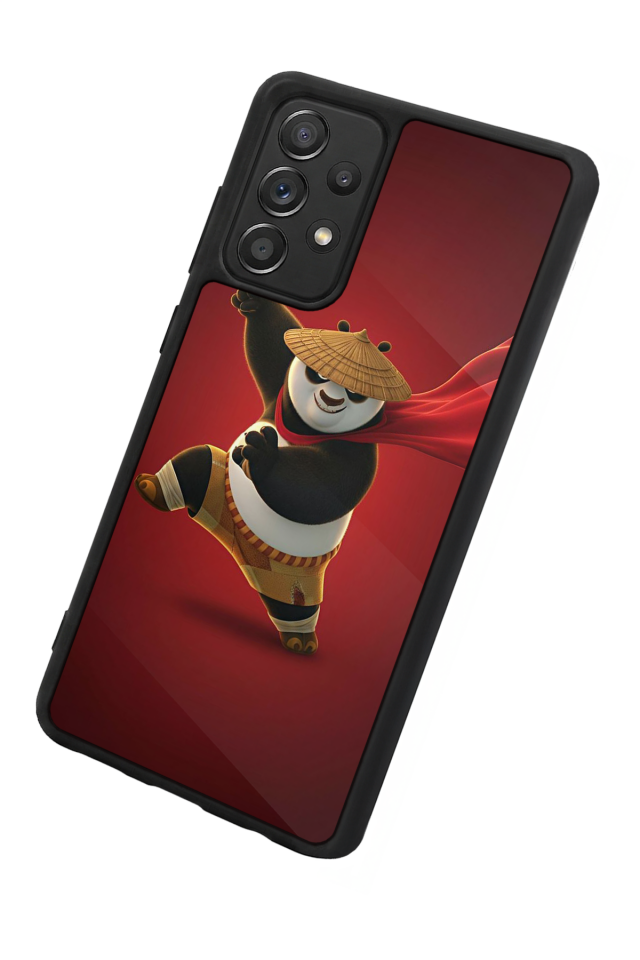 Samsung Galaxy A72 Uyumlu Kung Fu Panda Tasarımlı Glossy Premium Kılıf
