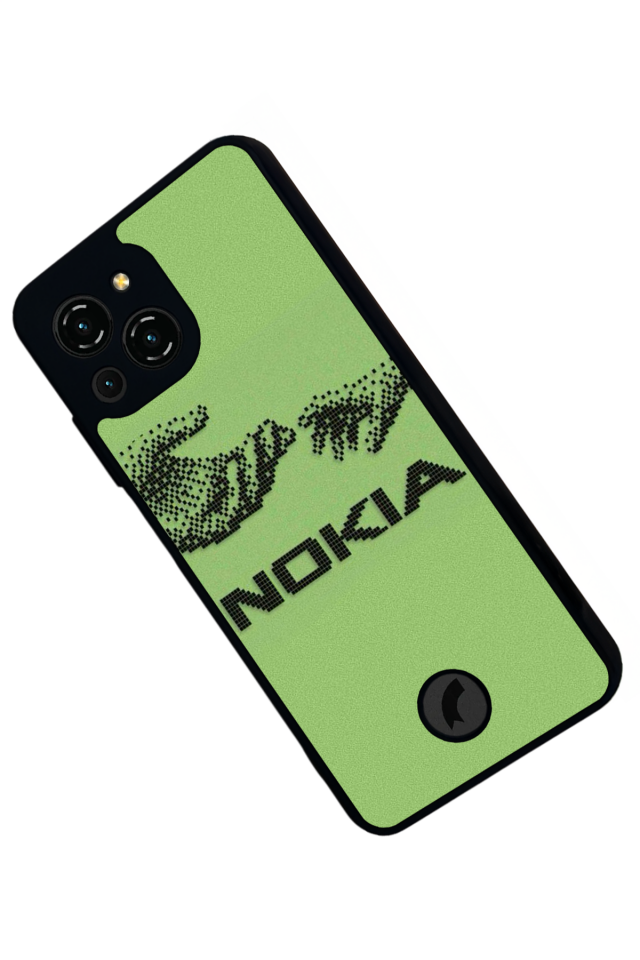 Reeder S23 Pro Max Uyumlu Nokia Tasarımlı Glossy Premium Kılıf