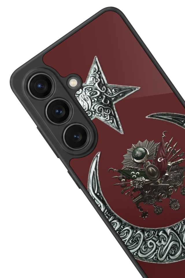 Samsung Galaxy S26 Uyumlu Osmanli Tugrasi Tasarımlı Glossy Premium Kılıf