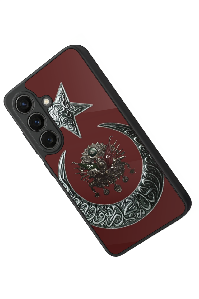 Samsung Galaxy S26 Uyumlu Osmanli Tugrasi Tasarımlı Glossy Premium Kılıf
