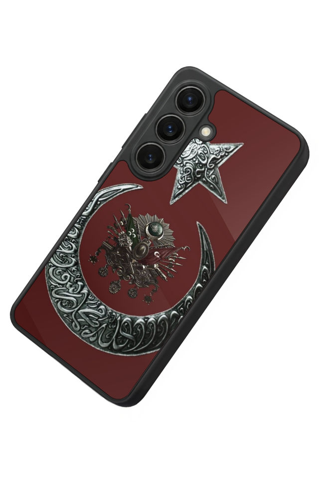 Samsung Galaxy S26 Uyumlu Osmanli Tugrasi Tasarımlı Glossy Premium Kılıf