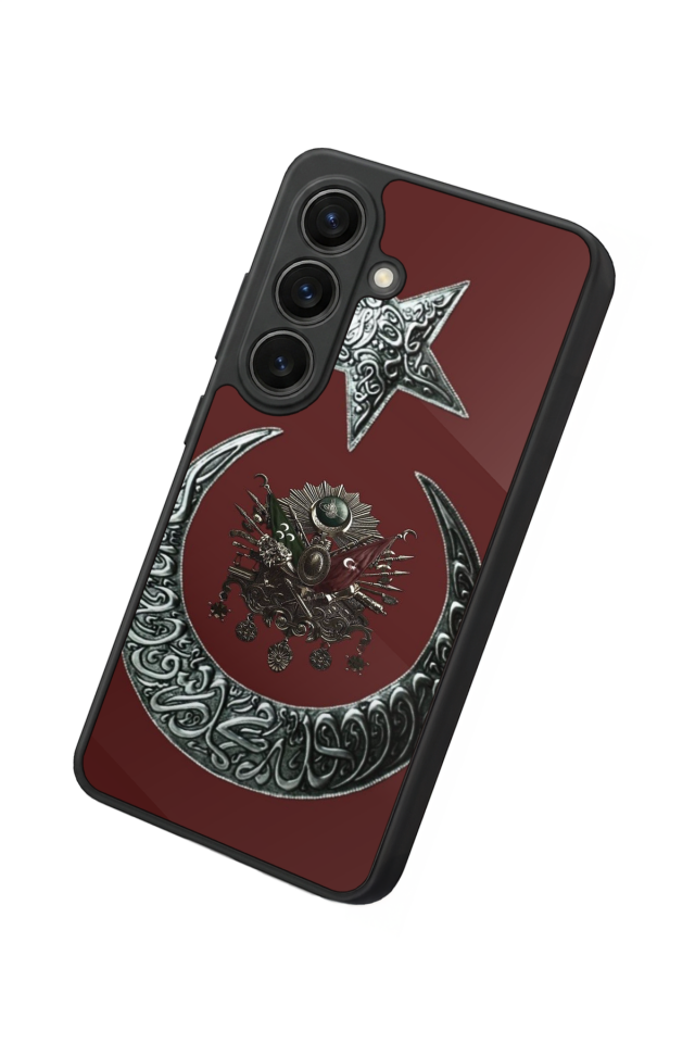 Samsung Galaxy S26 Uyumlu Osmanli Tugrasi Tasarımlı Glossy Premium Kılıf