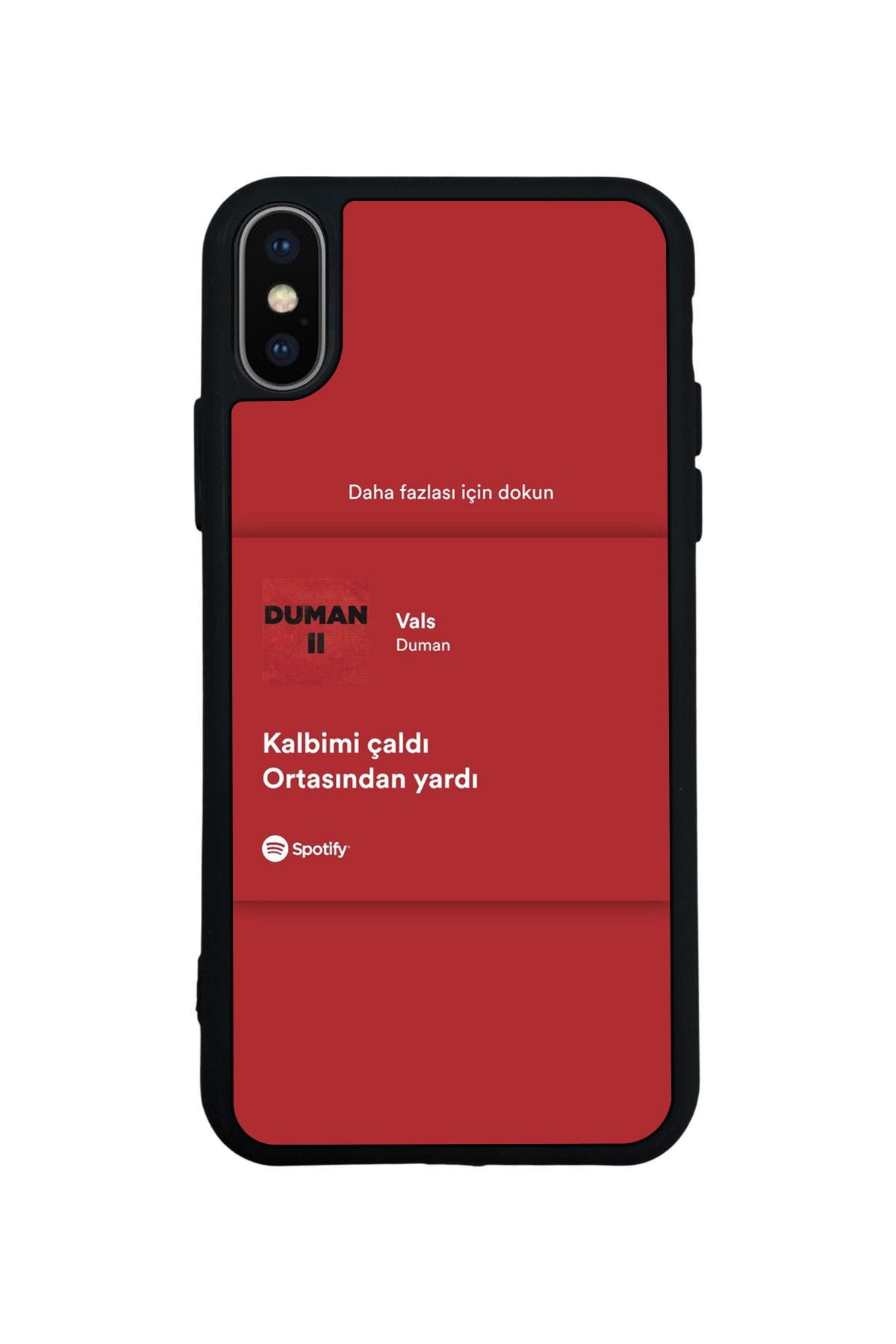 iPhone X/ XS Uyumlu Sarki Sozleri Tasarımlı Glossy Premium Kılıf