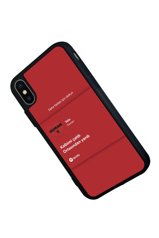 iPhone X/ XS Uyumlu Sarki Sozleri Tasarımlı Glossy Premium Kılıf