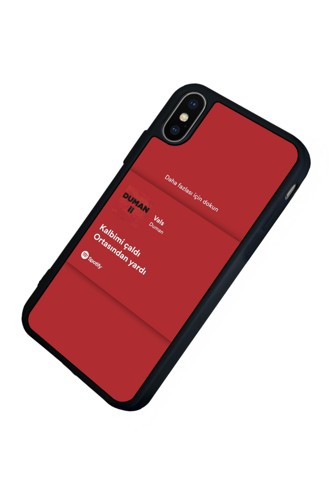 iPhone X/ XS Uyumlu Sarki Sozleri Tasarımlı Glossy Premium Kılıf
