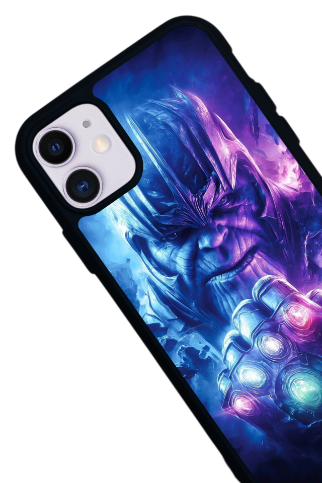 iPhone 11 Uyumlu Thanos Tasarımlı Glossy Premium Kılıf
