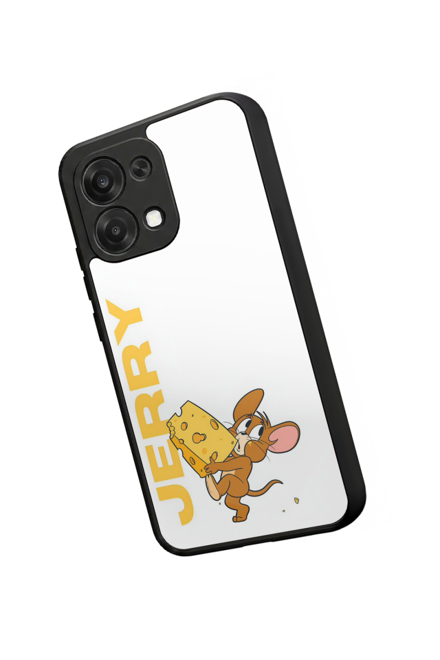 Oppo A6 Pro Uyumlu Tom And Jerry Tasarımlı Glossy Premium Kılıf