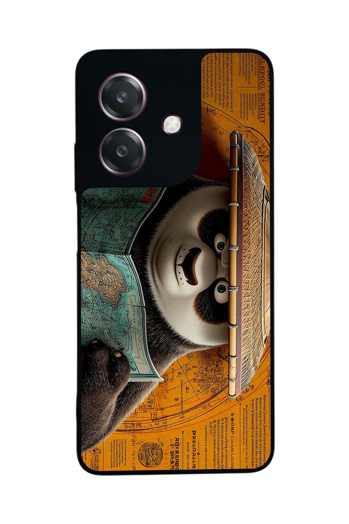 Oppo A3 5G Uyumlu Kung Fu Panda Tasarımlı Glossy Premium Kılıf