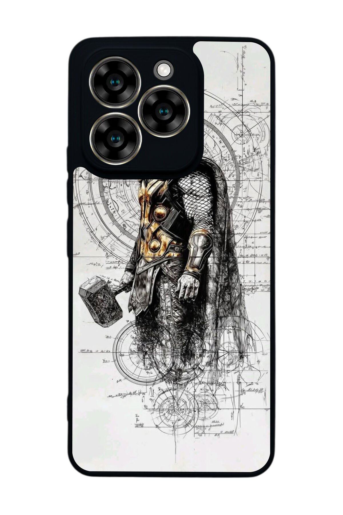 Reeder S919 Uyumlu Thor Tasarımlı Glossy Premium Kılıf