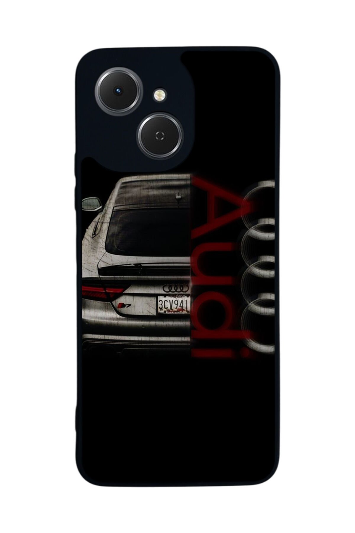 Tecno Spark 40C Uyumlu Audi Tasarımlı Glossy Premium Kılıf