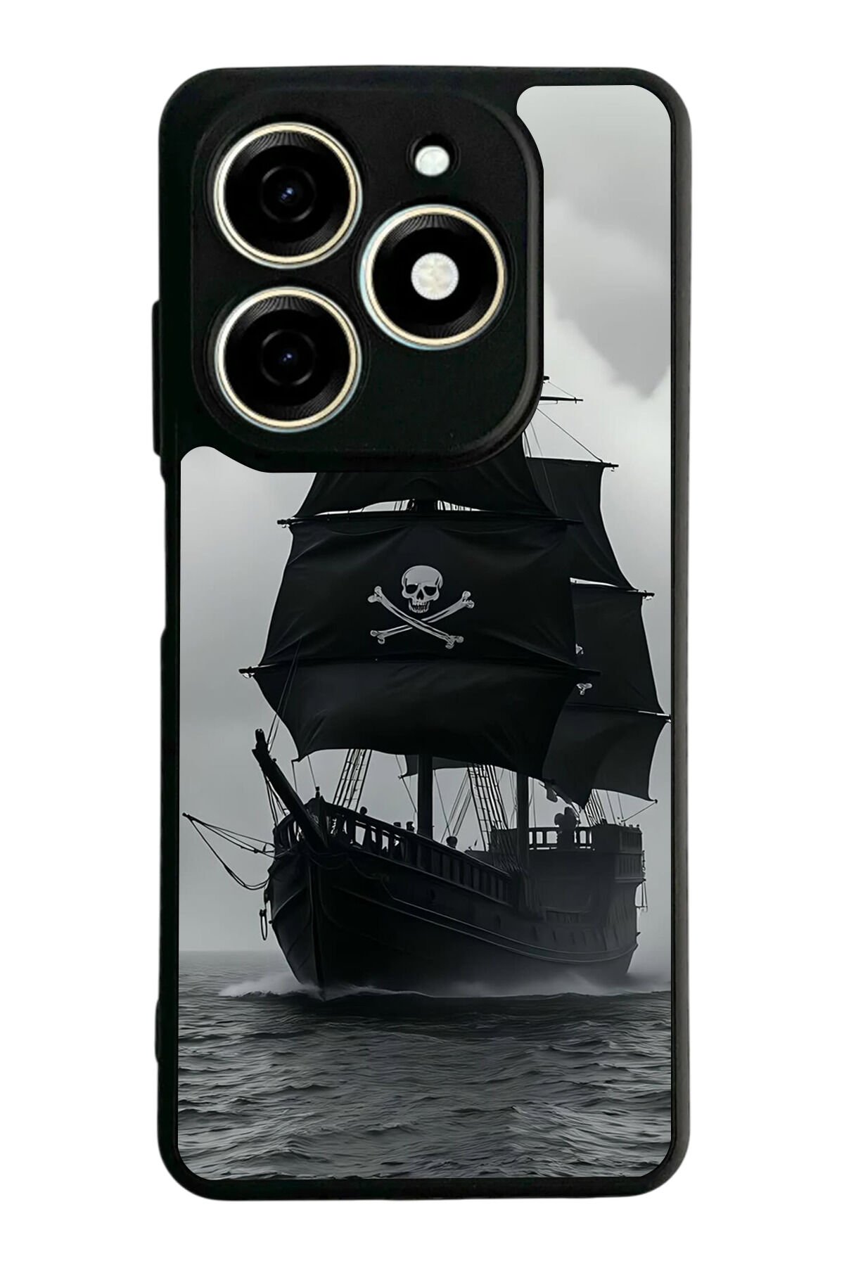 Tecno Spark 20/20C Uyumlu Korsan Tasarımlı Glossy Premium Kılıf