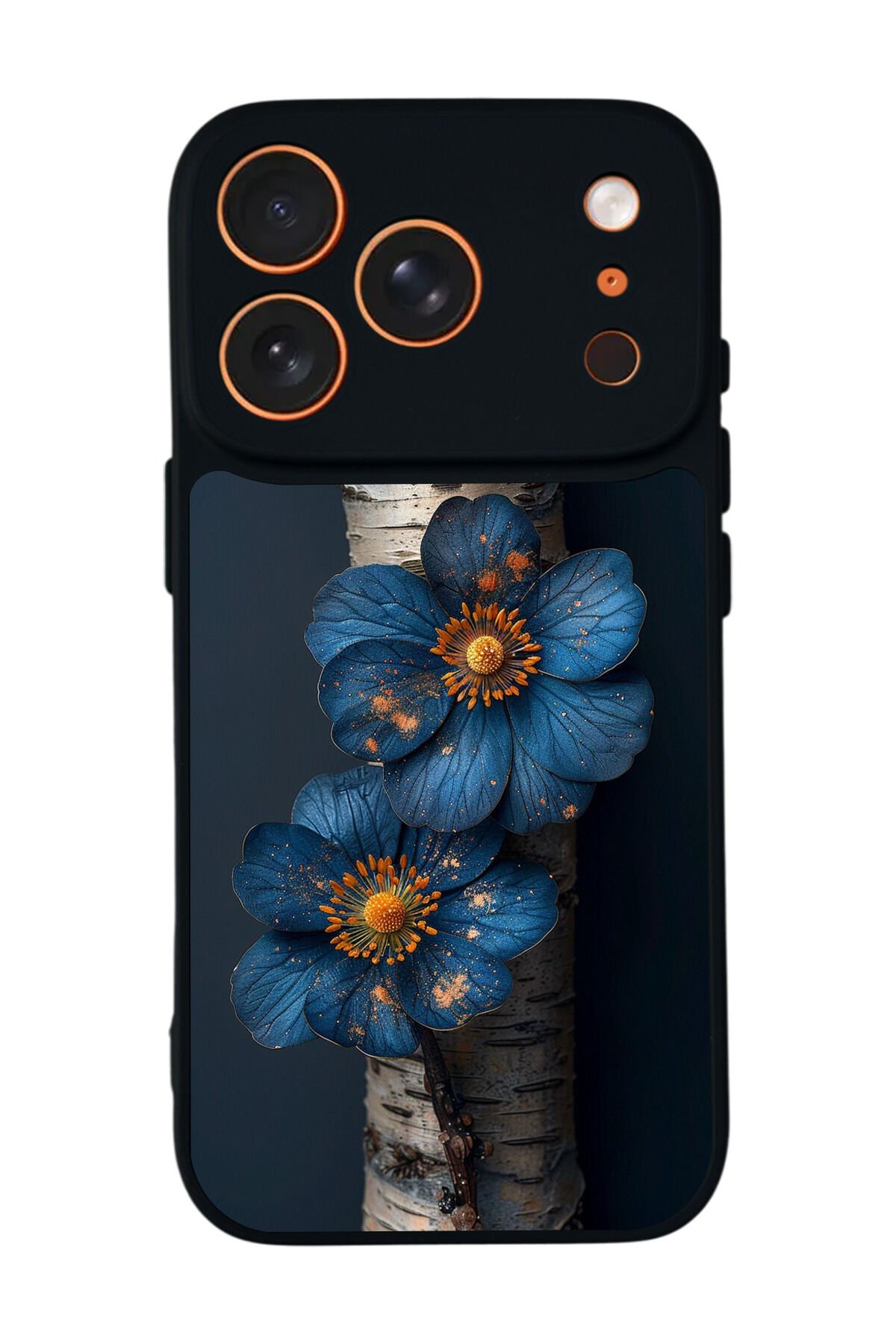 iPhone 17 Pro Max Uyumlu Cicek Tasarımlı Glossy Premium Kılıf