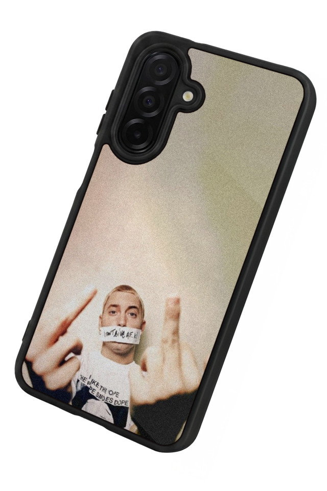 Samsung Galaxy A56 Uyumlu Eminem Tasarımlı Glossy Premium Kılıf