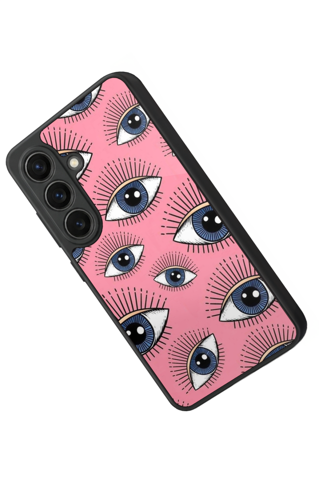 Samsung Galaxy S26 Uyumlu Göz Tasarımlı Glossy Premium Kılıf