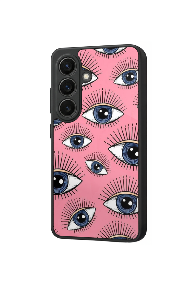 Samsung Galaxy S26 Uyumlu Göz Tasarımlı Glossy Premium Kılıf