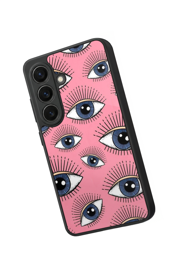 Samsung Galaxy S26 Uyumlu Göz Tasarımlı Glossy Premium Kılıf