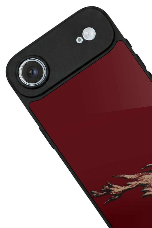 iPhone 17 Air Uyumlu Kalp Love Tasarımlı Glossy Premium Kılıf