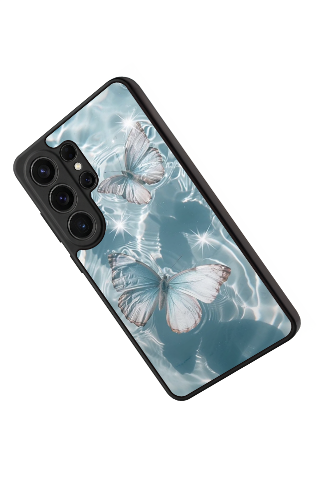 Samsung Galaxy S26 Ultra Uyumlu Kelebek Tasarımlı Glossy Premium Kılıf