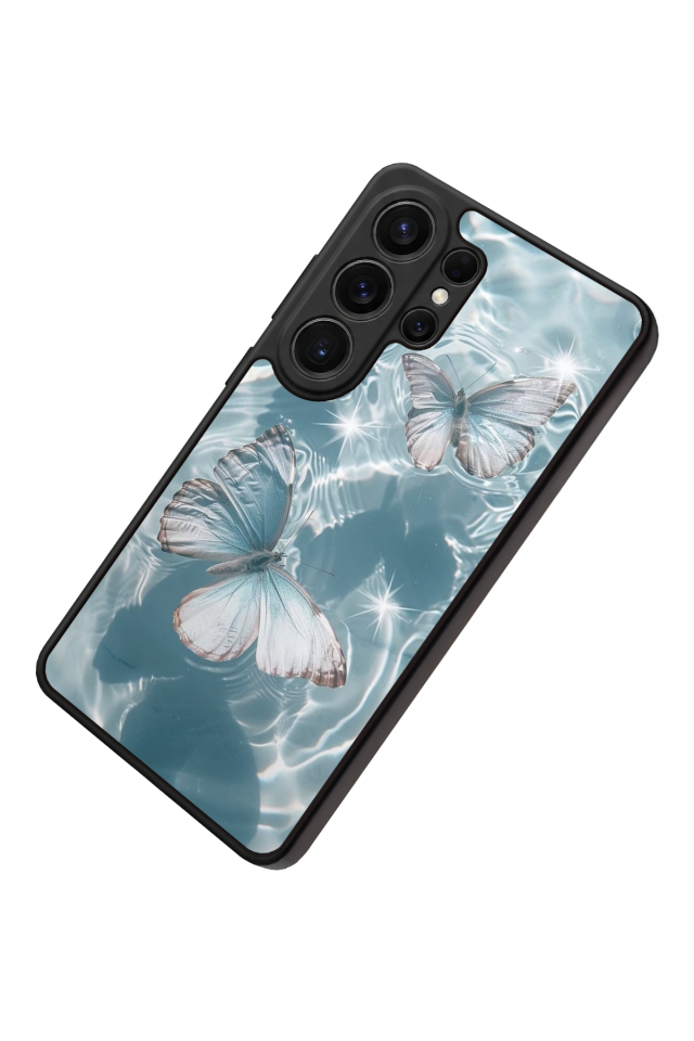 Samsung Galaxy S26 Ultra Uyumlu Kelebek Tasarımlı Glossy Premium Kılıf