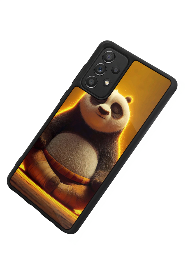 Samsung Galaxy A72 Uyumlu Kung Fu Panda Tasarımlı Glossy Premium Kılıf