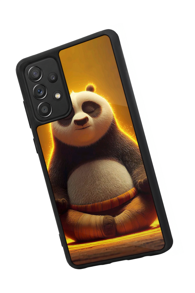 Samsung Galaxy A72 Uyumlu Kung Fu Panda Tasarımlı Glossy Premium Kılıf