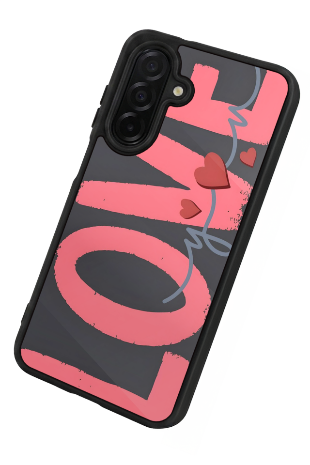 Samsung Galaxy A36 Uyumlu Love Tasarımlı Glossy Premium Kılıf