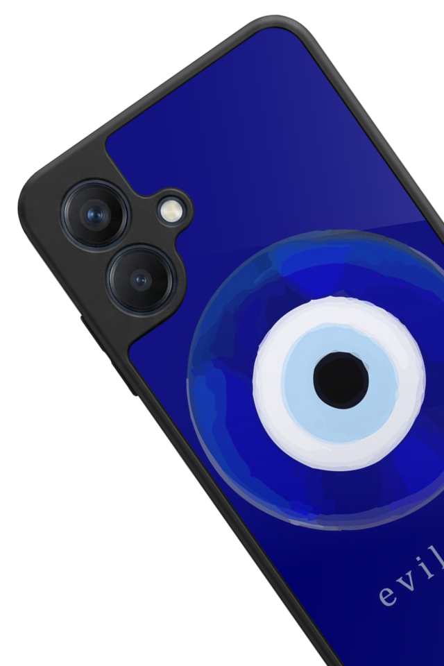 Samsung Galaxy A07 Uyumlu Nazar Tasarımlı Glossy Premium Kılıf