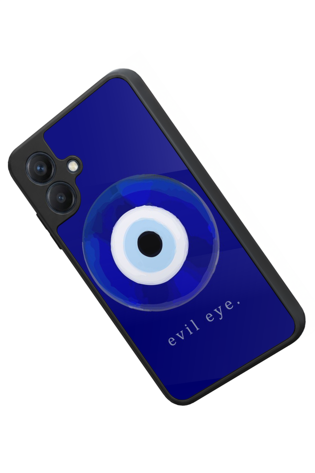 Samsung Galaxy A07 Uyumlu Nazar Tasarımlı Glossy Premium Kılıf