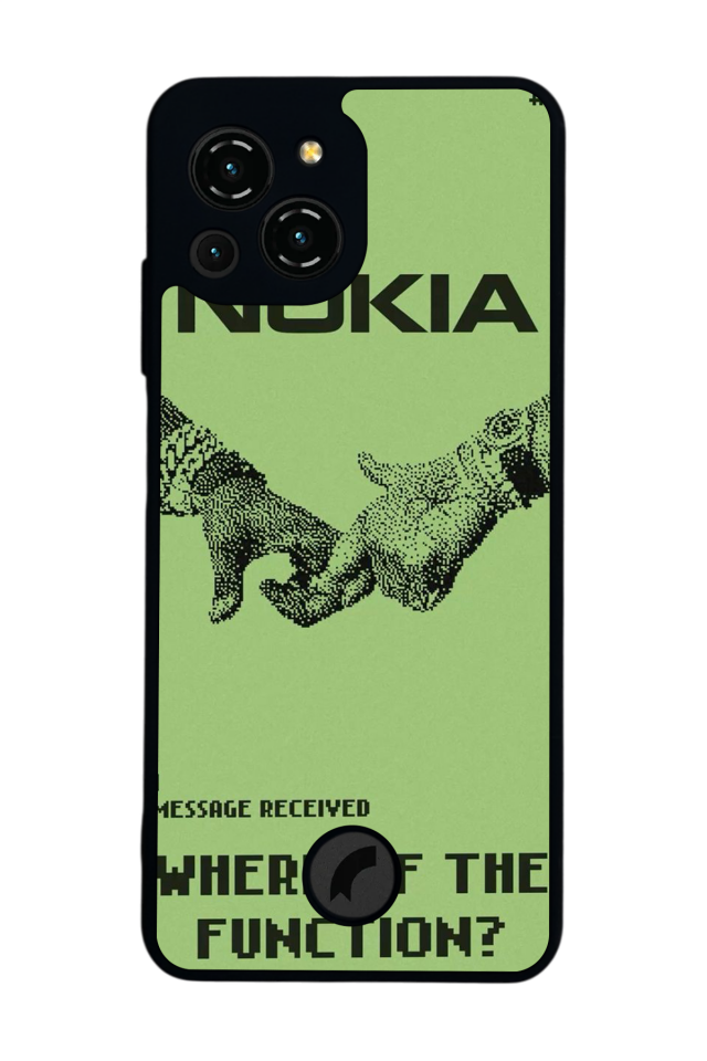 Reeder S23 Pro Max Uyumlu Nokia Tasarımlı Glossy Premium Kılıf