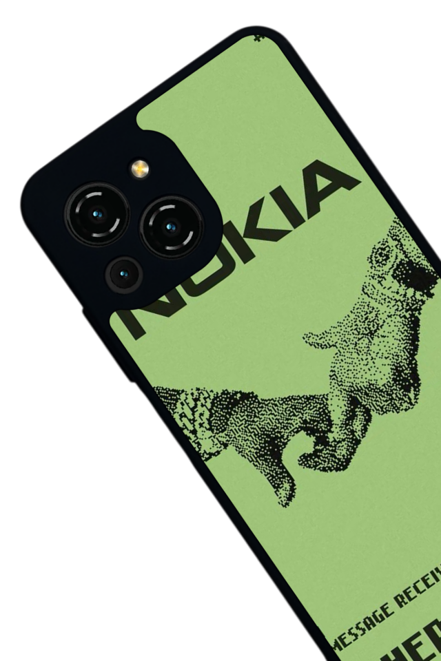 Reeder S23 Pro Max Uyumlu Nokia Tasarımlı Glossy Premium Kılıf