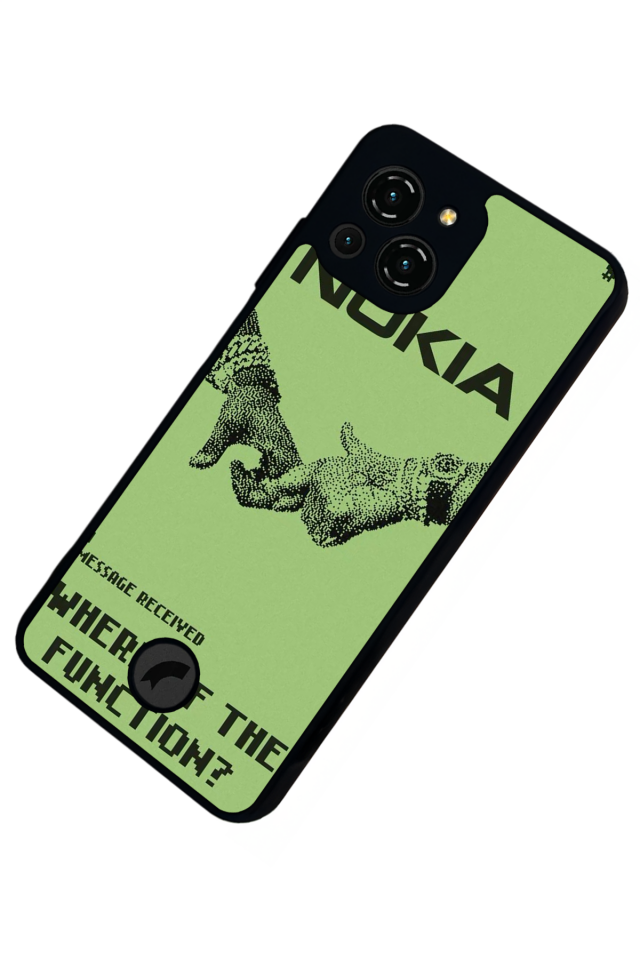 Reeder S23 Pro Max Uyumlu Nokia Tasarımlı Glossy Premium Kılıf