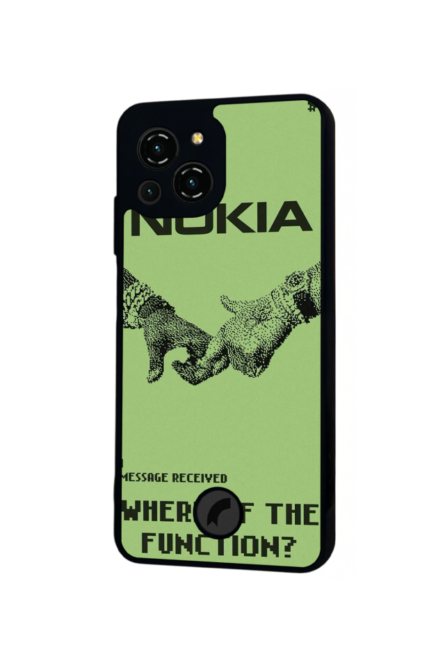 Reeder S23 Pro Max Uyumlu Nokia Tasarımlı Glossy Premium Kılıf