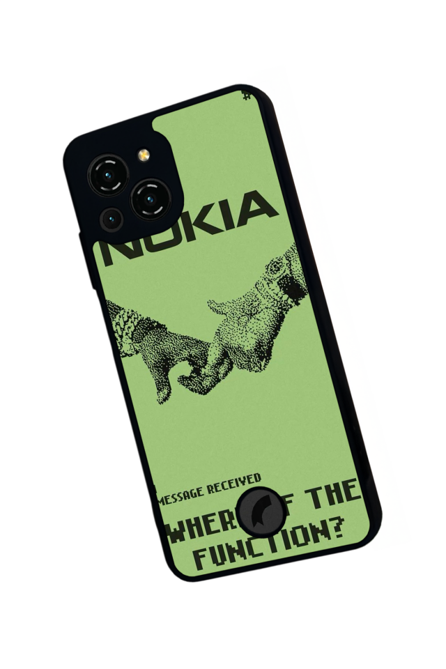 Reeder S23 Pro Max Uyumlu Nokia Tasarımlı Glossy Premium Kılıf