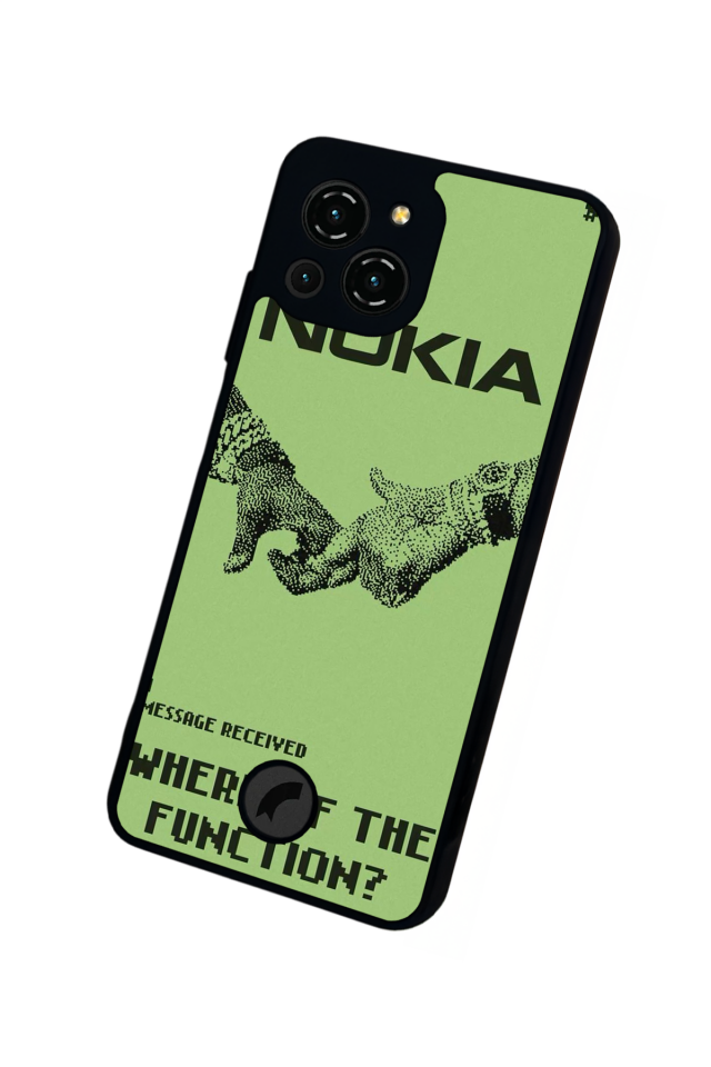 Reeder S23 Pro Max Uyumlu Nokia Tasarımlı Glossy Premium Kılıf