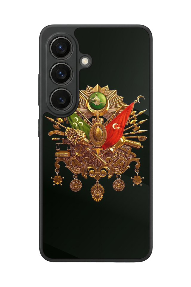 Samsung Galaxy S26 Uyumlu Osmanli Tugrasi Tasarımlı Glossy Premium Kılıf