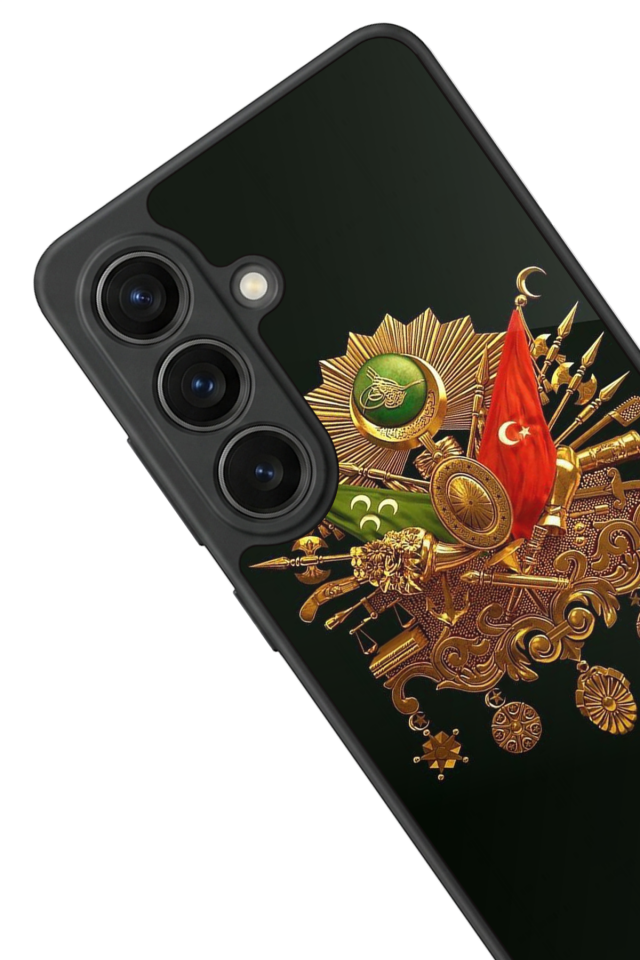 Samsung Galaxy S26 Uyumlu Osmanli Tugrasi Tasarımlı Glossy Premium Kılıf